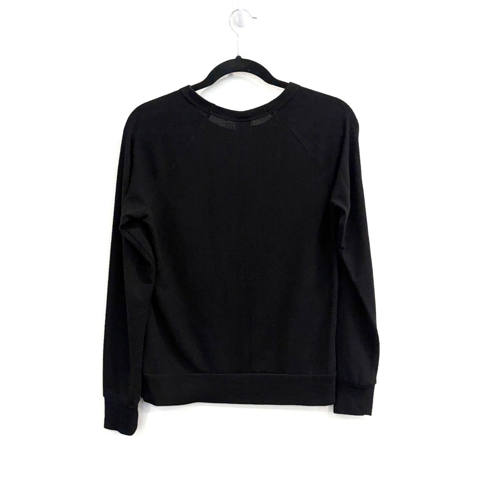 Disney Mickey Mouse Sweater Women's Size Small Black Gold Casual - Picture 4 of 4
